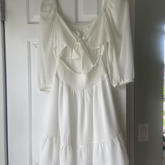 Exlura Summer Lantern Half Sleeve Mini Dress - Picture 5 of 8